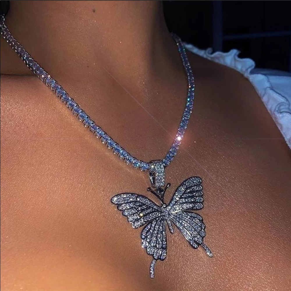Butterfly 🦋 Necklace Black